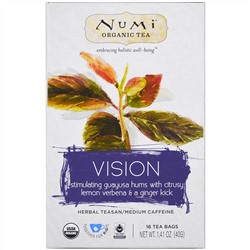 Numi Tea, Органический чай «Ведение», 16 пакетиков, 1,41 унции (40 г)