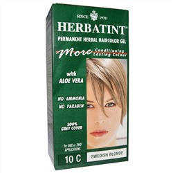 Herbatint, Стойкий растительный гель-краска для волос, 4R, шведский блонд, 4,56 жидких унций (135 мл)