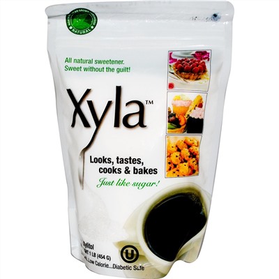 Xylitol USA, Xyla, Совсем как сахар, 1 фунт (454 г)