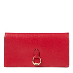 LAUREN Saffiano Slim Leather Wallet