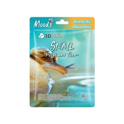 Тканевая маска Moods Skin Care Snail Moist And Firm 3D Facial Mask 38 ML