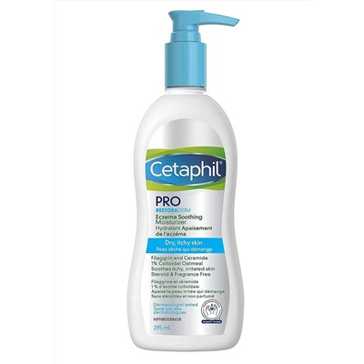 Cetaphil RestoraDerm Replenishing Moisturizer for Dry, Itchy Skin 10oz (295ml)