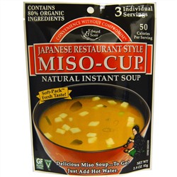 Edward & Sons, Miso-Cup, Japanese Restaurant Style, 2.9 oz.