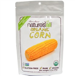 Natierra Nature's All , Foods, Сублимированная органическая кукуруза , 2.3 унций (65 г)