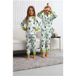 Детская пижама с брюками Кактусы арт. ПИЖ-111 НАТАЛИ #952162