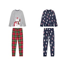 pepperts!® Kinder Jungen Pyjama mit weihnachtlichen Motiven