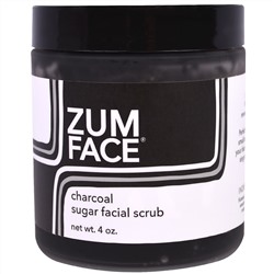 Indigo Wild, "Zum для лица", сахарный скраб для лица с активированным углем, 4 унции