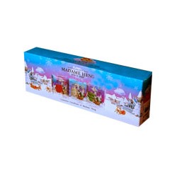 Подарочный новогодний набор мыла Madame Heng Natural Balance 3 шт по 110 грамм / Madame Heng Natural Balance Soap Christmas Gift Set 3 psc 110 gr