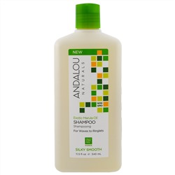 Andalou Naturals, Shampoo, Silky Smooth, For Waves to Ringlets, Exotic Marula Oil, 11.5 fl oz (340 ml)