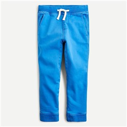 Kids' garment-dyed denim jogger pant Item AI634