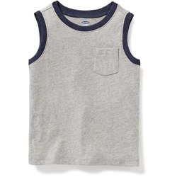 Pocket Muscle Tank for Toddler