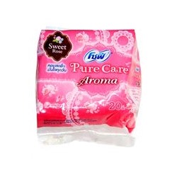 Ежедневные тайские  парфюмированные прокладки на каждый день Pure Care "Сладкая роза"
