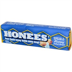 Honees, Леденцы с молоком и медом, 1,50 унции (42 г)