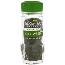 McCormick Gourmet, Organic, Dill Weed, 0.50 oz (14 g)
