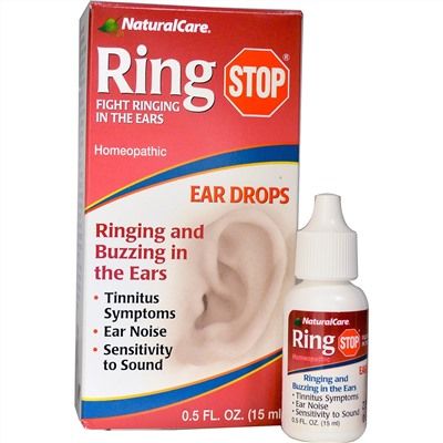 Natural Care, Капли от звона в ушах, 0.5 жидких унций (15 мл)