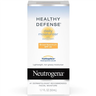 Neutrogena, Здоровая защита, Дневной увлажняющий крем, SPF 30, 1,7 унции (50 ил)