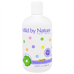 Mild By Nature, Продукция для детей, шампунь-гель без слез, 12,85 жидких унции (380 мл)