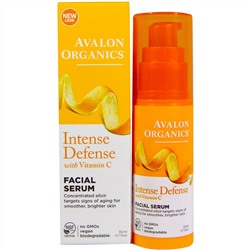 Avalon Organics, Обновление с витамином C, восстанавливающая сыворотка для лица, 1 жидкая унция (30 мл)