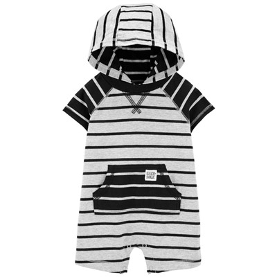 Carter's | Baby Hooded Cotton Romper