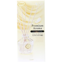 Premium Aroma Ароматизато для комнаты (наполнитель +палочки) с ароматом жасмина, иланг-иланг, мускуса и ванили 50 мл