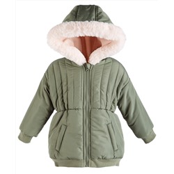 First Impressions Toddler Girls Hooded Jacket With Faux-Fur Trim, Created For Macy's