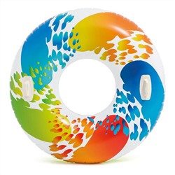 Надувной круг "Вихрь цвета" Intex 58202