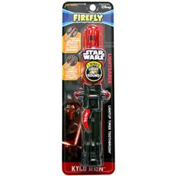 Firefly Disney Star Wars Lightsaber Lightup Timer Toothbrush Kylo Ren Soft, 1.0 CT