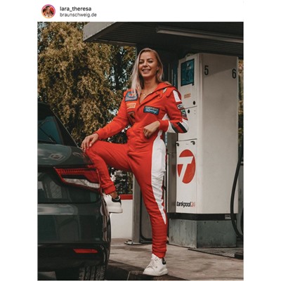 FORMULA ONEPIECE JUMPSUIT RED