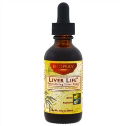Bioray Inc., Liver Life, (восстановление печени), 2 жидких унций (59 мл)