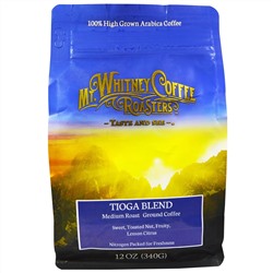 Mt. Whitney Coffee Roasters, Tioga Blend, молотый кофе средней обжарки, 12 унций (340 г)
