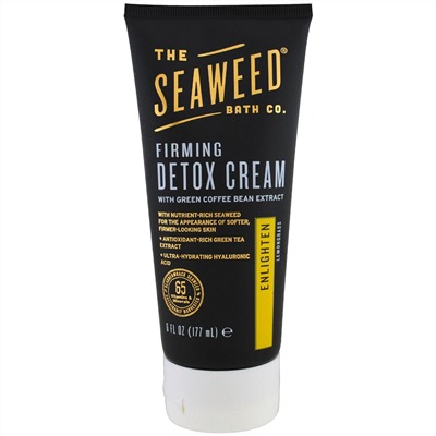 Seaweed Bath Co., Укрепляющий детоксикационный крем, осветление, лемонграсс, 177 мл (6 жидких унций)