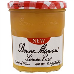 Bonne Maman, Lemon Curd, 12.7 oz (360 g)
