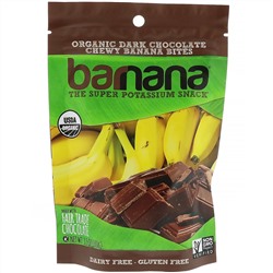 Barnana, Chewy Banana Bites, Organic Dark Chocolate, 3.5 oz (100 g)