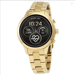 MICHAEL KORS Runway Heart Rate Ladies Golf-tone Smart Watch