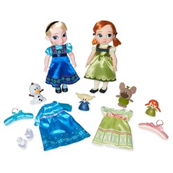 Anna and Elsa Singing Dolls Deluxe Gift Set – Disney Animators' Collection