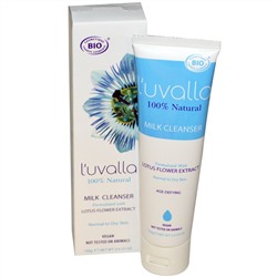 L'uvalla Certified Organic, Очищающее средство на основе молока, 3,4 унции (100 г)