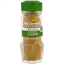 McCormick Gourmet, Органический, молотый тмин, 1.5 унц. (42 г.)