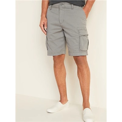 Lived-In Straight Cargo Shorts for Men -- 10-inch inseam