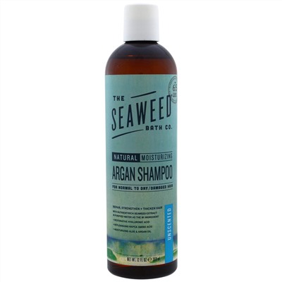 Seaweed Bath Co., Натуральный увлажняющий шампунь с аргановым маслом, без ароматизаторов, 360 мл (12 fl oz)