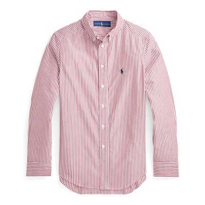 Boys 8-20 Striped Cotton Poplin Shirt