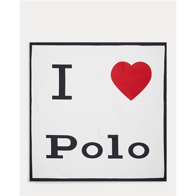 Polo Graphic Silk Scarf
