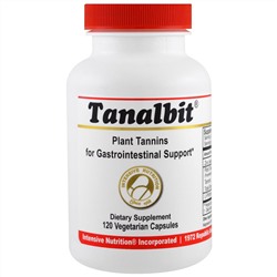 Intensive Nutrition, Tanalbit, растительный таннин для поддержки желудочно-кишечного тракта, 120 растительных капсул