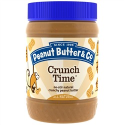 Peanut Butter & Co., Crunch Time, Хрустящее арахисовое масло, 16 oz (454 г)