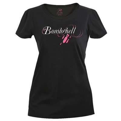 Women's Bombshell T-Shirt Long Length - BLACK