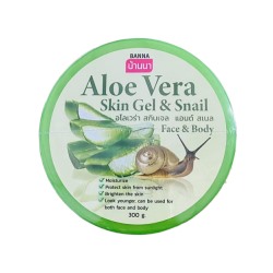 Banna Aloe Vera Skin Gel & Snail Гель алоэ вера и улитка для лица и тела100 мл./ Banna Aloe vera Skin Gel And Snail 100 G