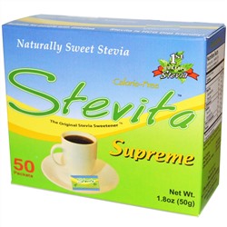 Stevita, Высококачественная стевия, 50 пакетиков