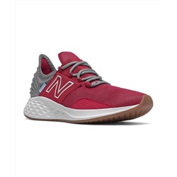 Neo Crimson & Light Aluminum Fresh Foam Roav Sneaker - Boys