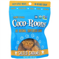 Sejoyia Foods, Коко-роны из органического кокоса и кэшью, соленая карамель, 30 унций (85 г)