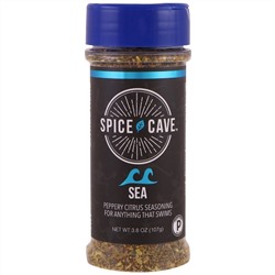 Spice Cave, Морская цитрусовая приправа с перцем, 3,8 унц. (107 г)