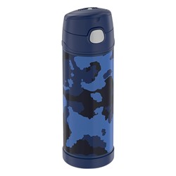 Blue Camo 16-Oz. Water Bottle Thermos